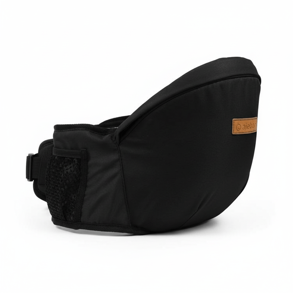 Baby Essentials-4 Black Ergonomic Baby Hip-Waist Carrier