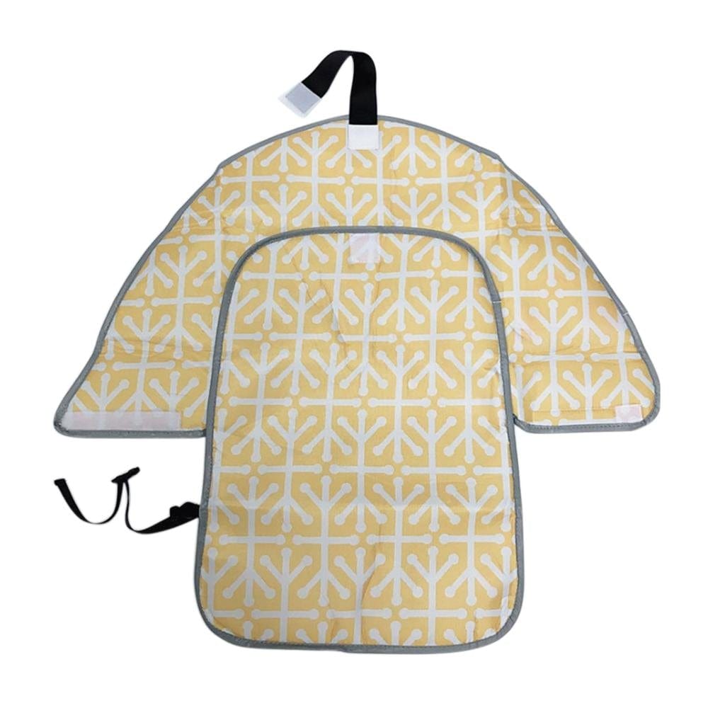 Baby Essentials-4 Yellow 3-in-1 Hands-Free Folding Diaper Bag