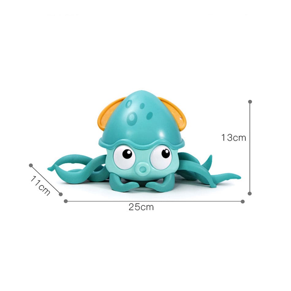 Baby Essentials-8 Crawling Octopus Baby Bath Toy