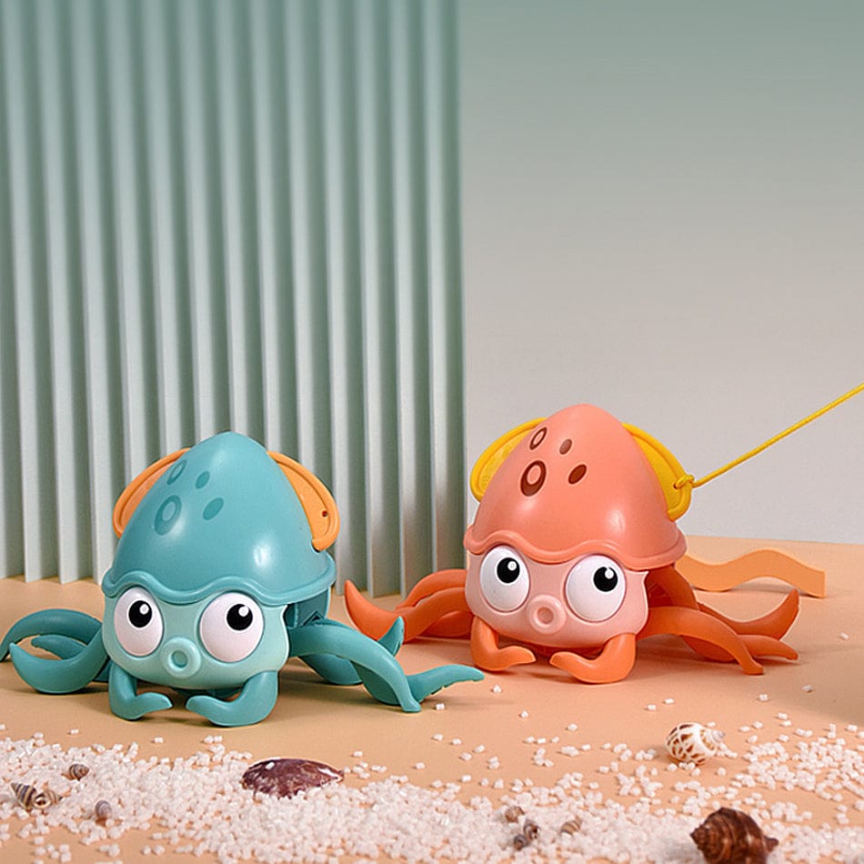 Baby Essentials-8 Crawling Octopus Baby Bath Toy