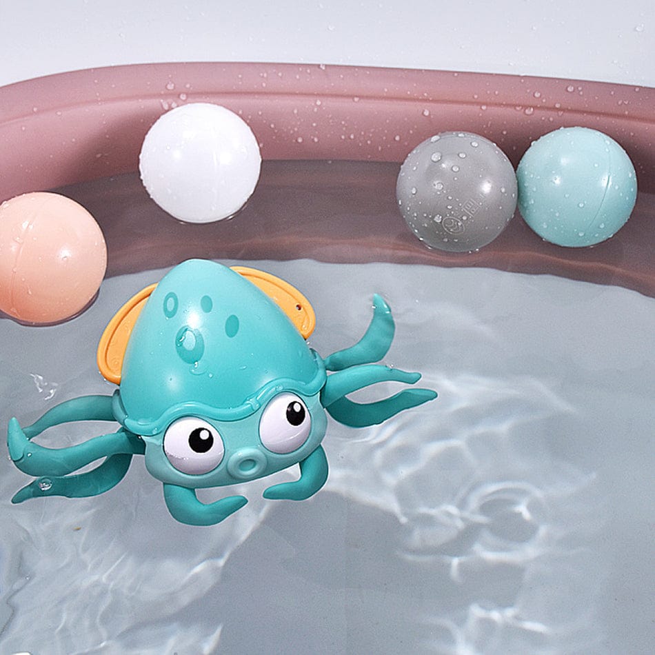 Baby Essentials-8 Crawling Octopus Baby Bath Toy
