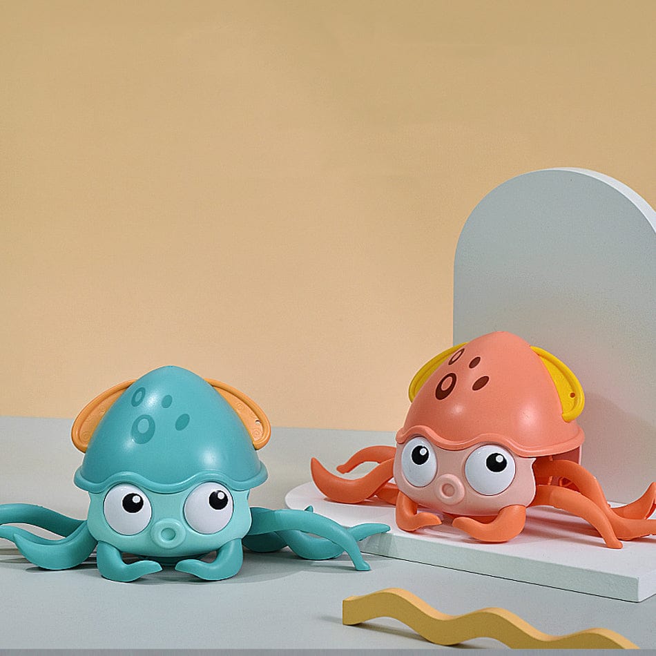 Baby Essentials-8 Crawling Octopus Baby Bath Toy