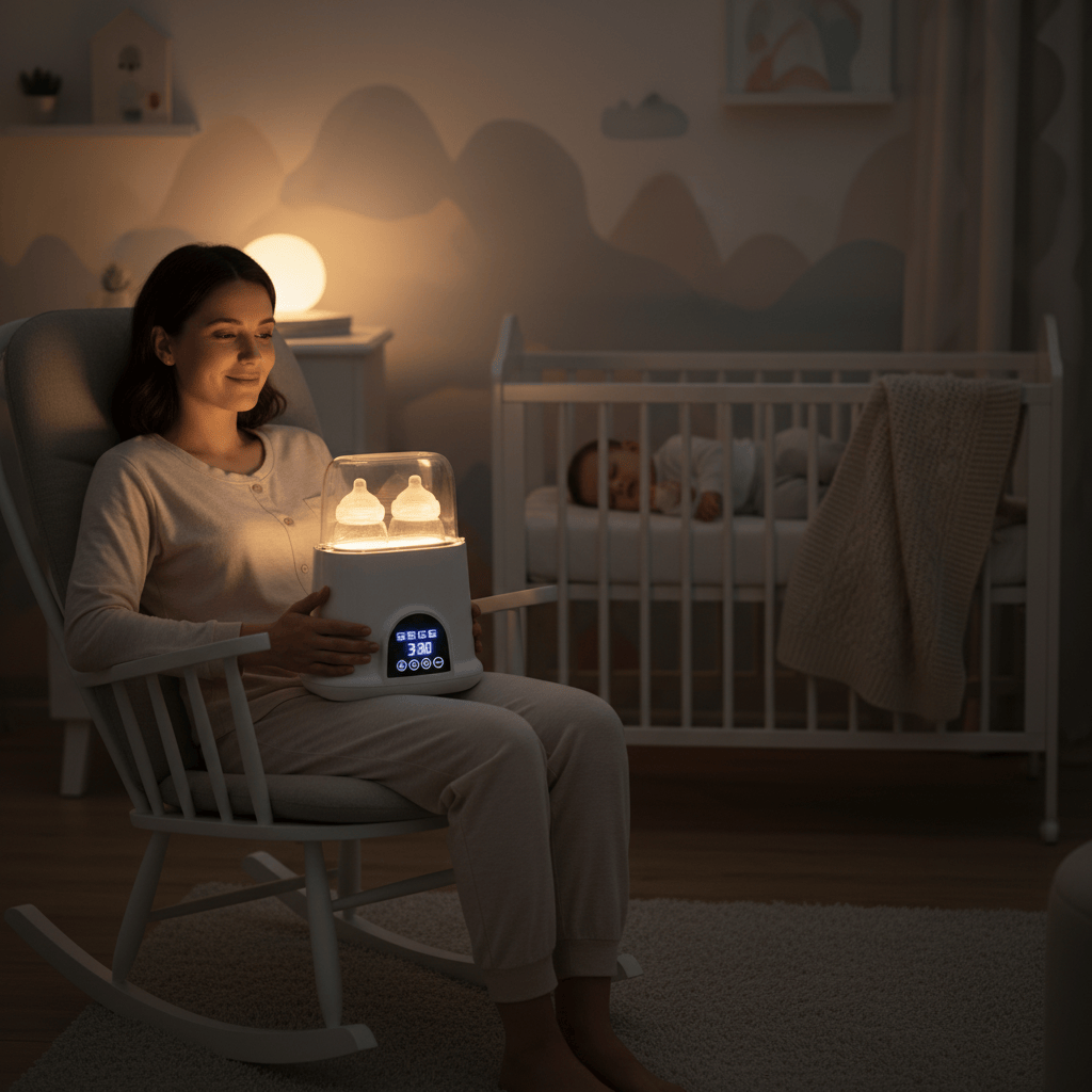 Cosy Snuggles white Smart Thermostat Baby Bottle Heater and Sterilizer