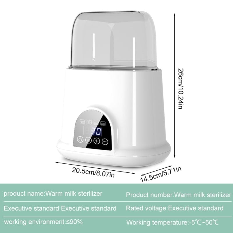 Cosy Snuggles white Smart Thermostat Baby Bottle Heater and Sterilizer