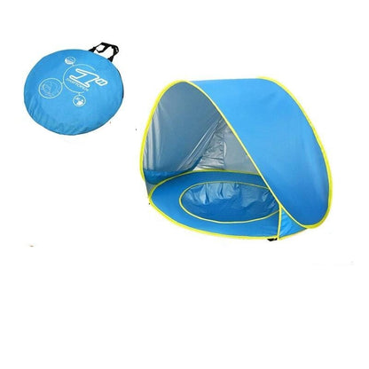 Baby Essentials-4 Blue UV Protection Pop-Up Baby Beach Tent