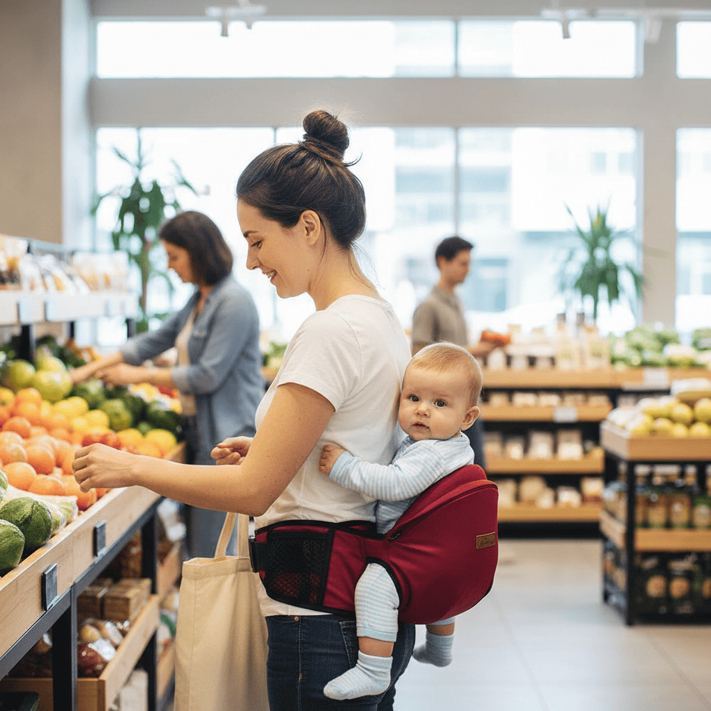 Baby Essentials-4 Ergonomic Baby Hip-Waist Carrier