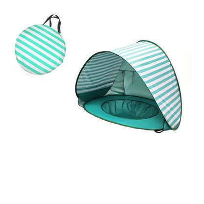 Baby Essentials-4 Green UV Protection Pop-Up Baby Beach Tent