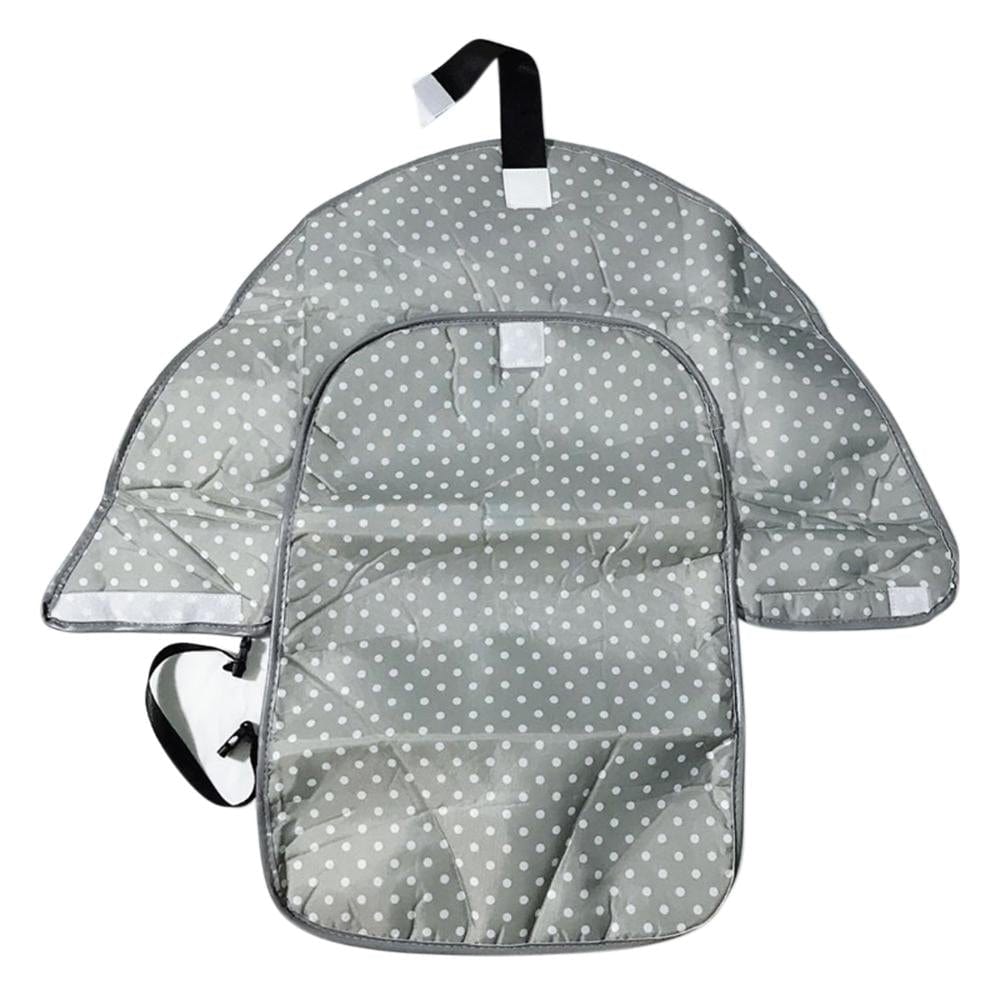 Baby Essentials-4 Grey 3-in-1 Hands-Free Folding Diaper Bag