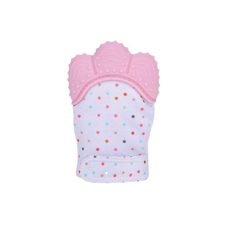 Baby Essentials-4 Pink Wearable Baby Teething Mitten