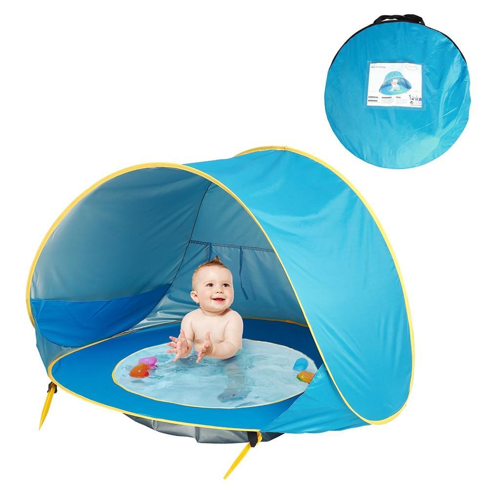 Baby Essentials-4 UV Protection Pop-Up Baby Beach Tent