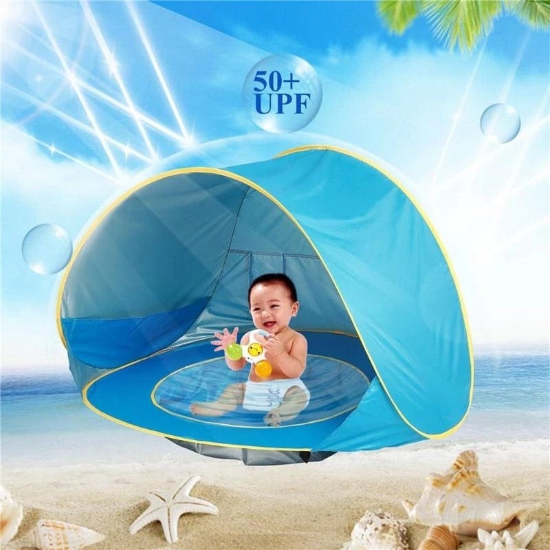 Baby Essentials-4 UV Protection Pop-Up Baby Beach Tent