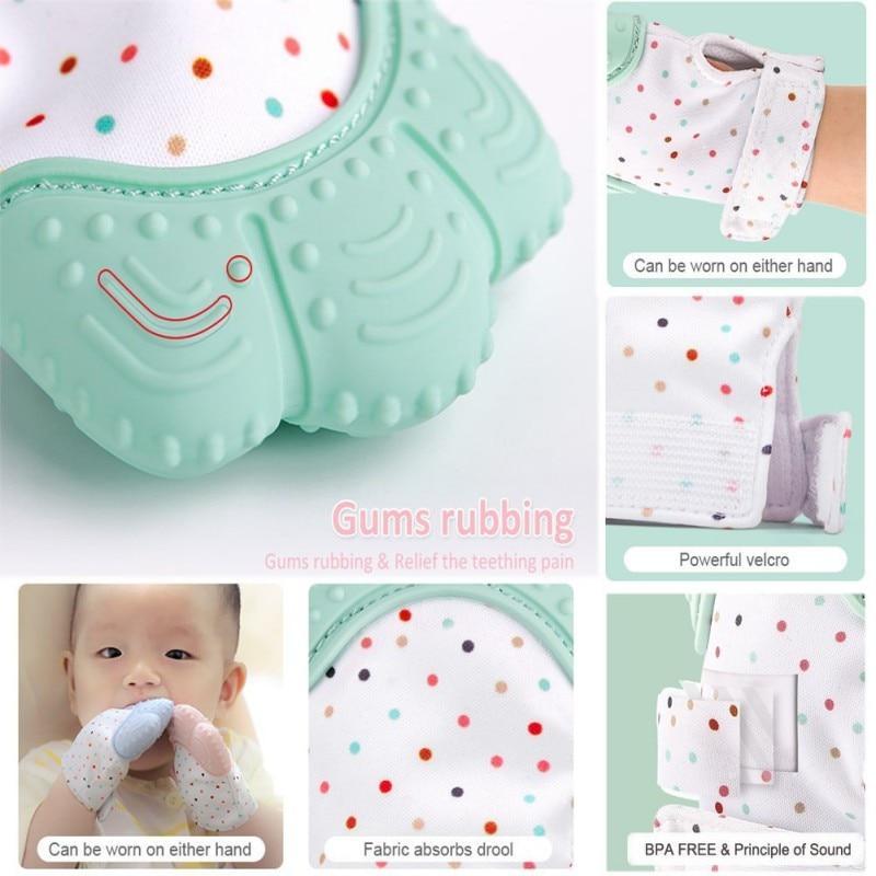 Baby Essentials-4 Wearable Baby Teething Mitten