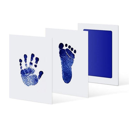 Baby Essentials-5 Blue Baby Hand & Foot Print Mold Pad