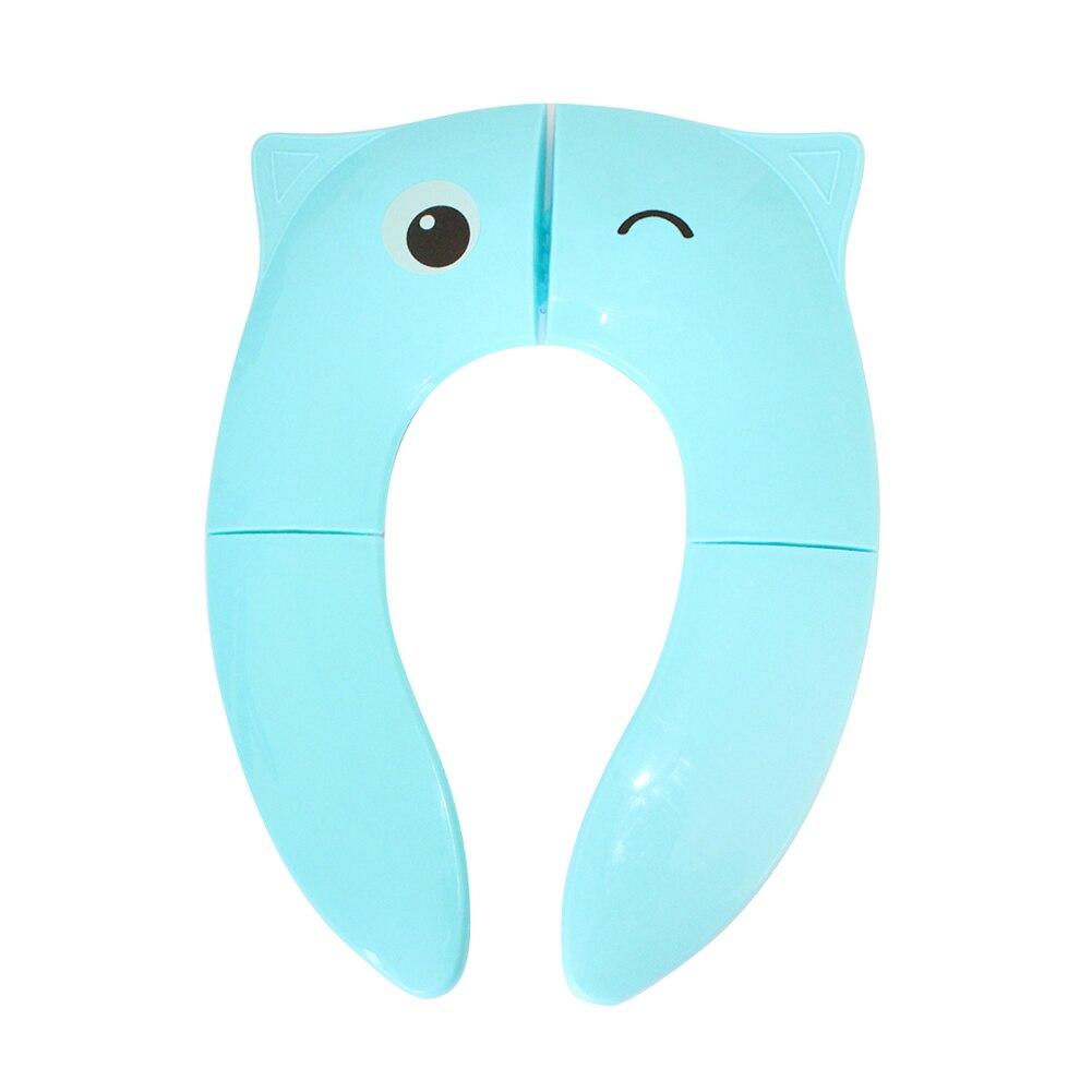 Baby Essentials-5 Blue Baby Silicone Folding Potty Seat