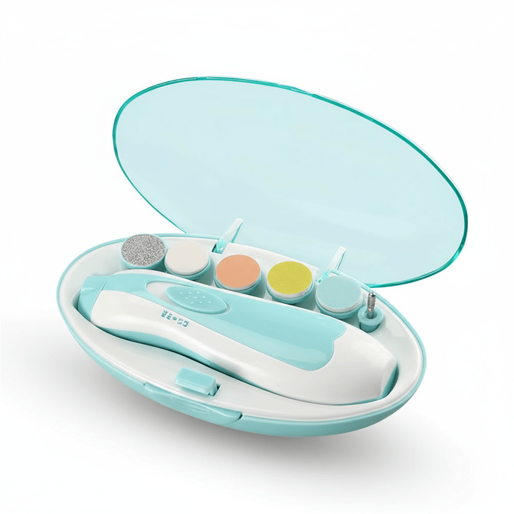 Baby Essentials-5 Blue Painless Electric Baby Nail Trimmer