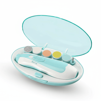 Baby Essentials-5 Blue Painless Electric Baby Nail Trimmer