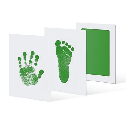 Baby Essentials-5 Green Baby Hand & Foot Print Mold Pad
