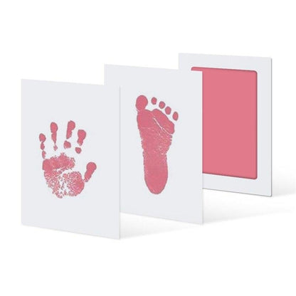 Baby Essentials-5 Pink Baby Hand & Foot Print Mold Pad