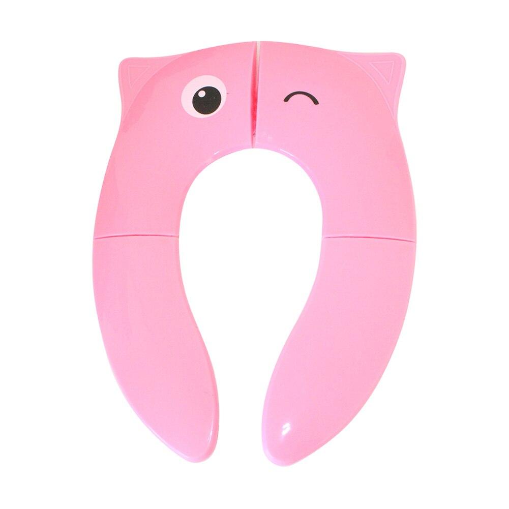 Baby Essentials-5 Pink Baby Silicone Folding Potty Seat