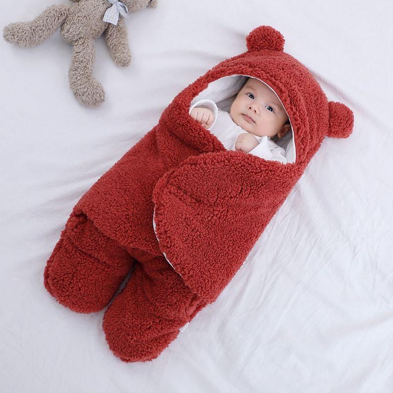 Baby Essentials-6 3 Month / Red Ultra-Soft Starfish Baby Sleeping Bag