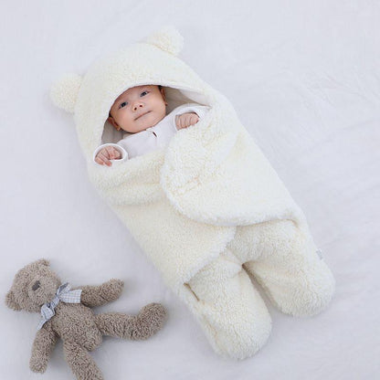 Baby Essentials-6 3 Month / White Ultra-Soft Starfish Baby Sleeping Bag