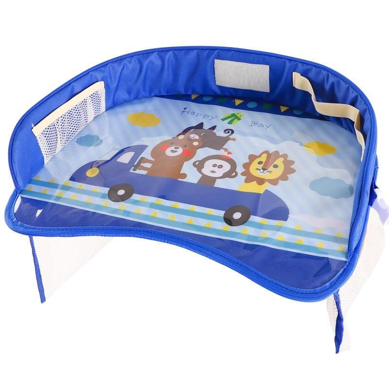 Baby Essentials-6 Blue Portable Waterproof Baby Car Tray