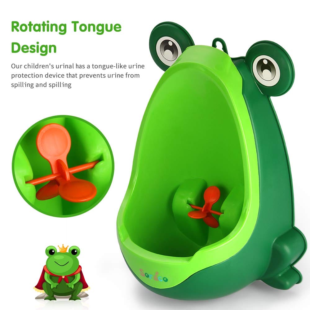 Baby Essentials-6 Frog Shape Wall-Mounted Urinate Trainer