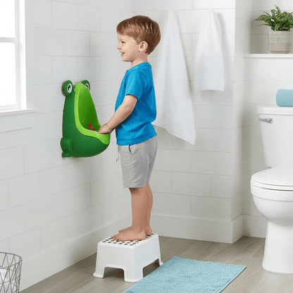 Baby Essentials-6 Frog Shape Wall-Mounted Urinate Trainer
