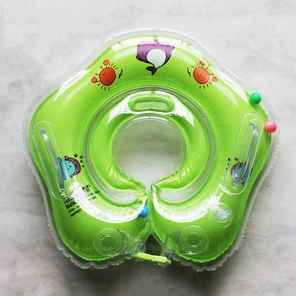 Baby Essentials-6 Green Baby Neck Float Ring Tube