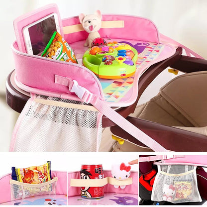 Baby Essentials-6 Portable Waterproof Baby Car Tray