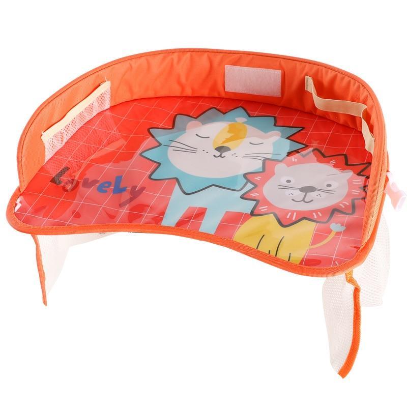 Baby Essentials-6 Red Portable Waterproof Baby Car Tray