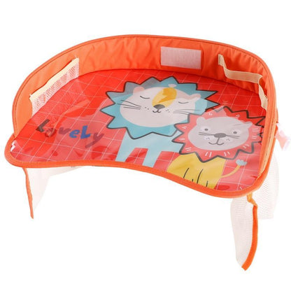 Baby Essentials-6 Red Portable Waterproof Baby Car Tray