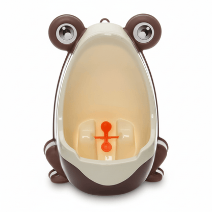 Baby Essentials-6 White Frog Shape Wall-Mounted Urinate Trainer