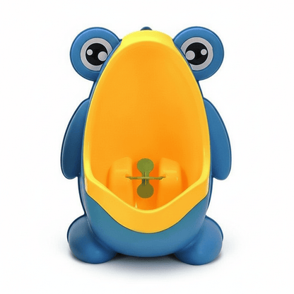 Baby Essentials-6 Yellow Frog Shape Wall-Mounted Urinate Trainer