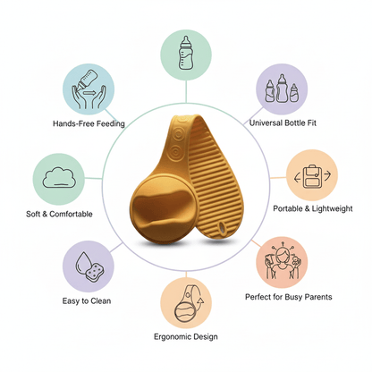 Baby Essentials-7 Baby Hand Free Bottle Holder