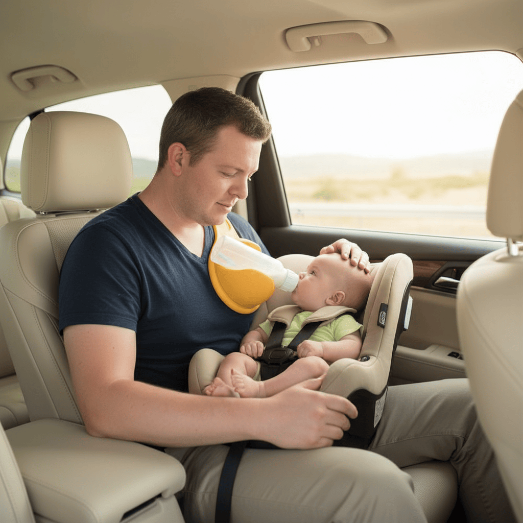 Baby Essentials-7 Baby Hand Free Bottle Holder