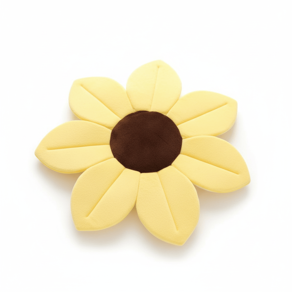 Baby Essentials-7 Yellow Soft Blossom Baby Bath Cushion