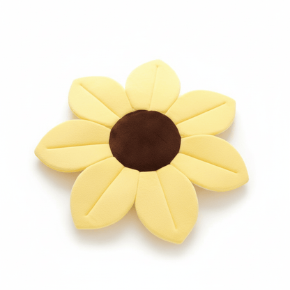 Baby Essentials-7 Yellow Soft Blossom Baby Bath Cushion