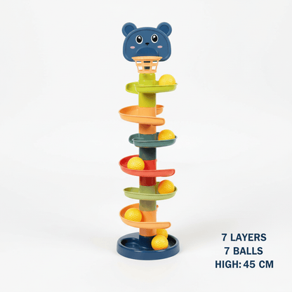 Baby Essentials-8 7 Layers Baby Rolling Ball Tower – Fun & Educational Toy