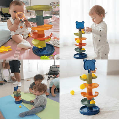 Baby Essentials-8 Baby Rolling Ball Tower – Fun & Educational Toy