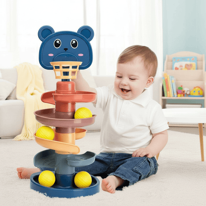 Baby Essentials-8 Baby Rolling Ball Tower – Fun & Educational Toy