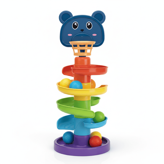 Baby Essentials-8 Baby Rolling Ball Tower – Fun & Educational Toy