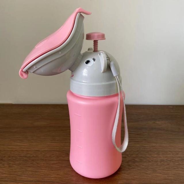 Baby Essentials-8 Pink for Girls Portable Baby Urinal Pot