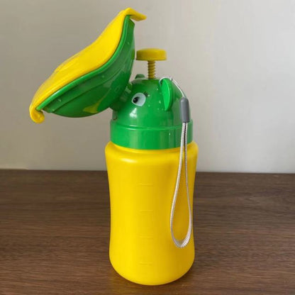 Baby Essentials-8 Yellow for Girls Portable Baby Urinal Pot