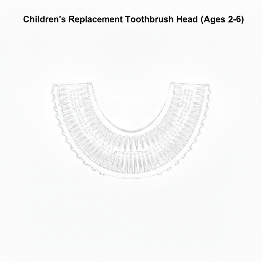 Cosy Snuggles Baby Care Replacement Brush Head - Ages 2-6 Years U-Shaped Baby Toothbrush – 360° Silicone Electric Toothbrush for Kids