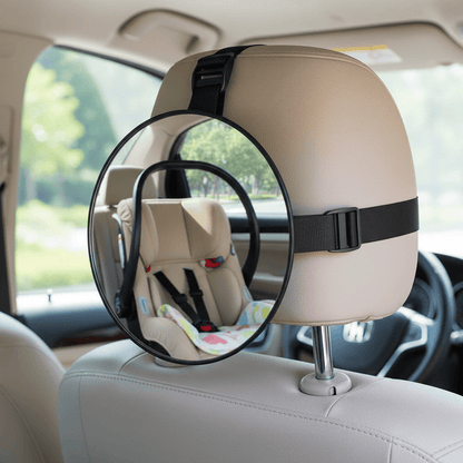 Cosy Snuggles Black Baby View Back Seat Mirror
