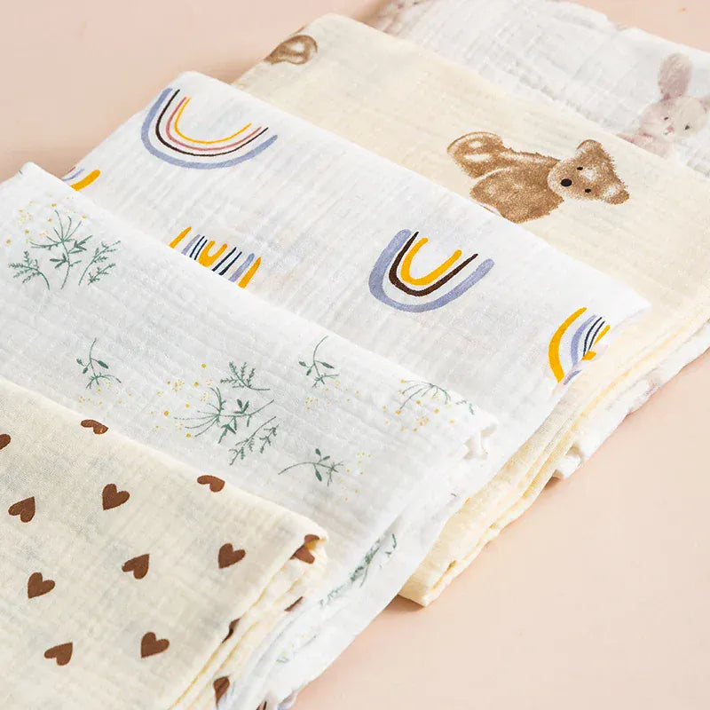 Cosy Snuggles Blankets & Swaddles Cotton Muslin Swaddle Blanket