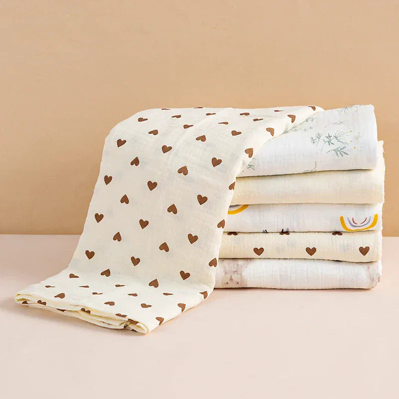 Cosy Snuggles Blankets & Swaddles Cotton Muslin Swaddle Blanket