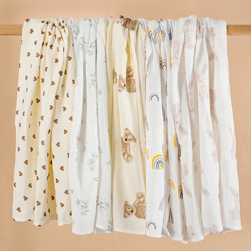 Cosy Snuggles Blankets & Swaddles Cotton Muslin Swaddle Blanket