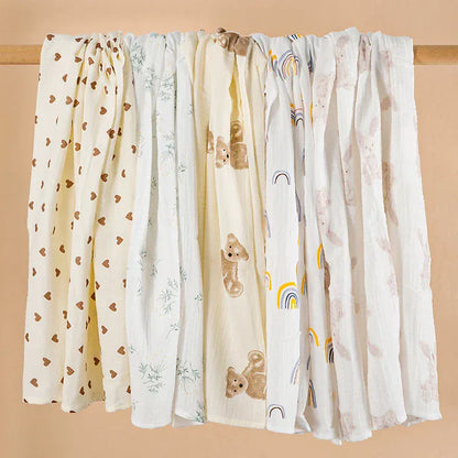 Cosy Snuggles Blankets & Swaddles Cotton Muslin Swaddle Blanket